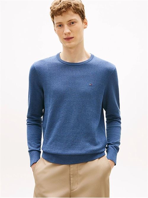 essential ssnl cotton crew neck TOMMY HILFIGER | MW0MW39999DVI